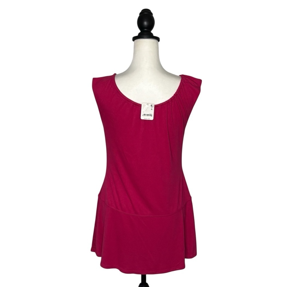 NWT Free People Good Feels Tunic Top Size M in Love Potion Vibrant Pink - Picture 8 of 14
